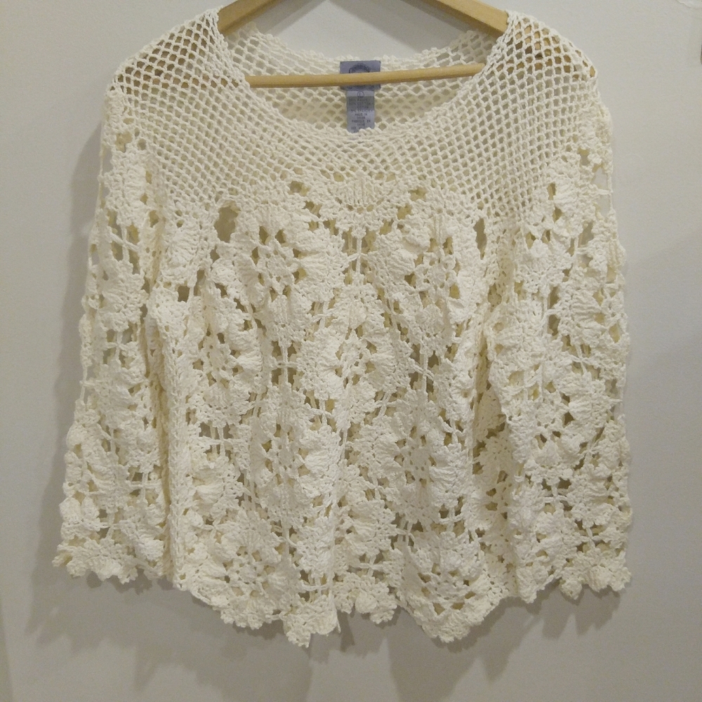 Cambridge Dry Goods crochet top